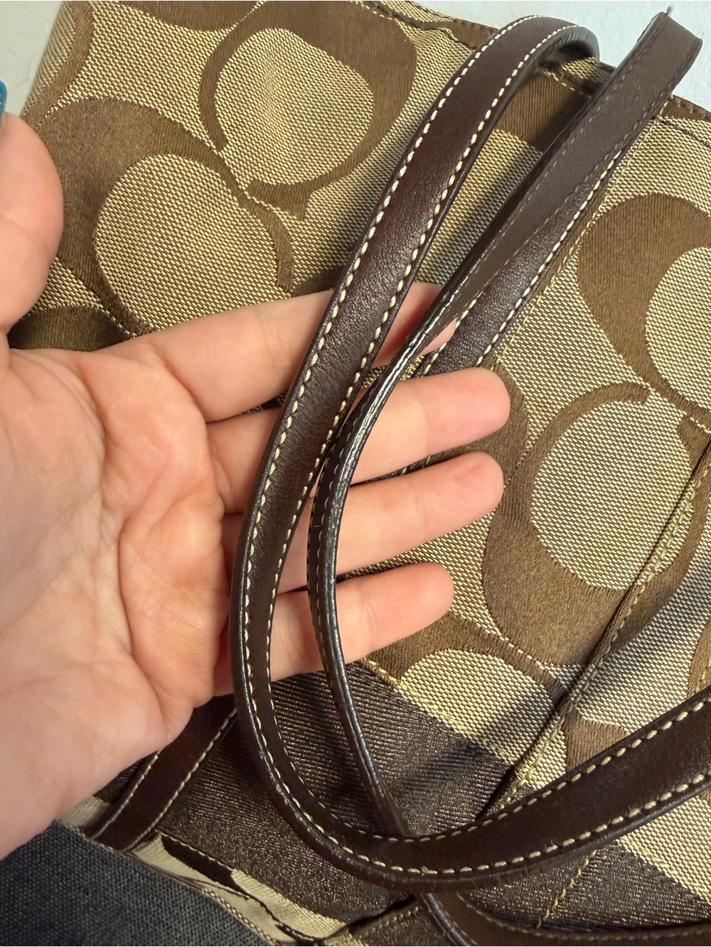 Coach Legacy Stripe Tote 11099 - Picture 11 of 15